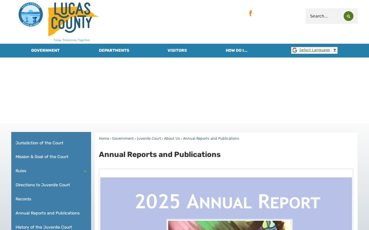 Lucas County criminal court docket Juvenile Court public reports channel