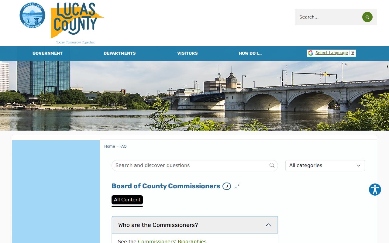 Lucas County court docket court date and clerk routing information