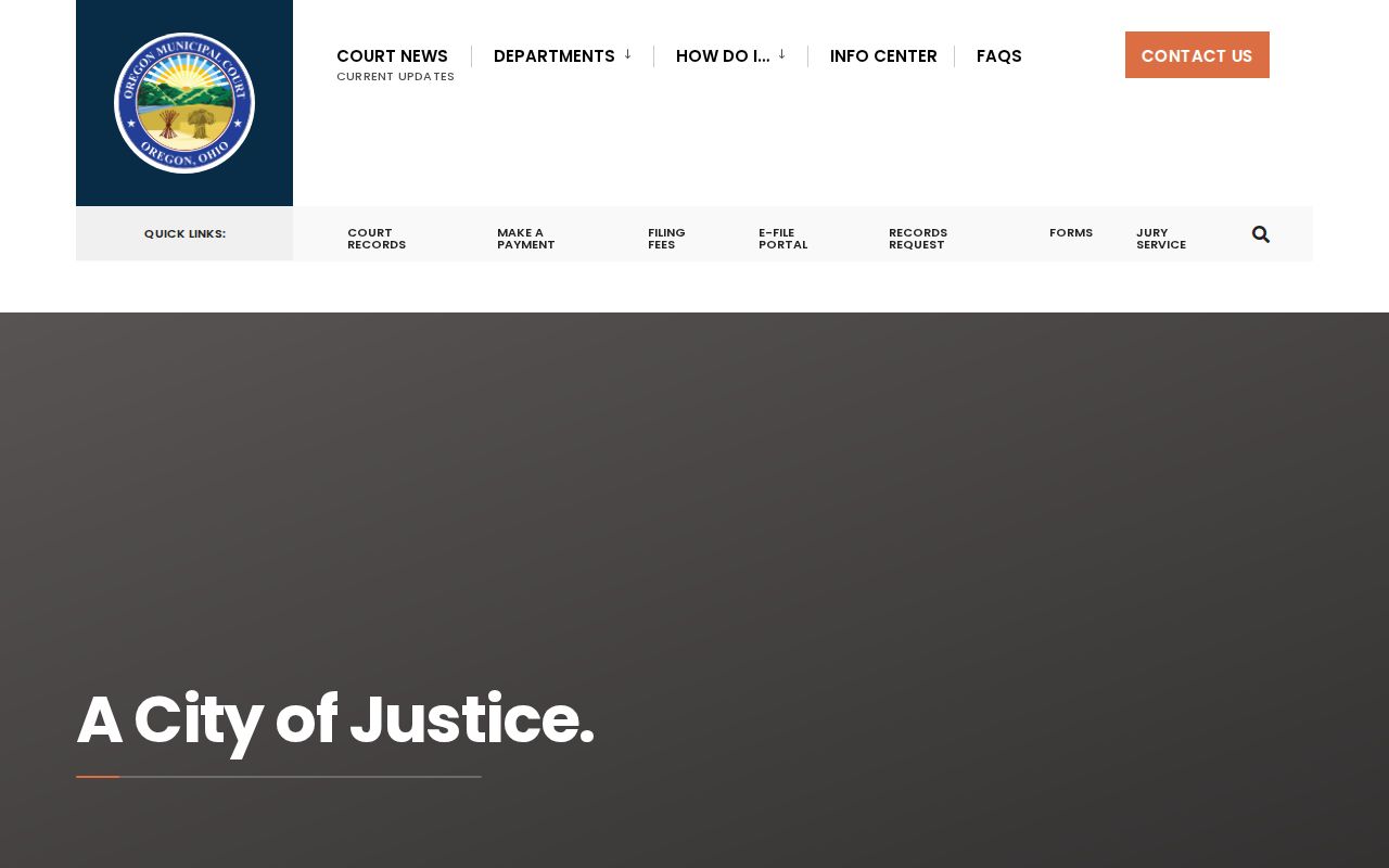 Oregon court records Municipal Court home resources
